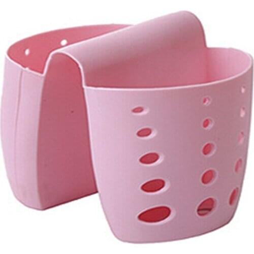 50pcs/lot Fastshipping Kitchen Sink Sponge Holder Bathroom Soap Hanging Shelving Rack Drain Faucet Storage Pail Shelves