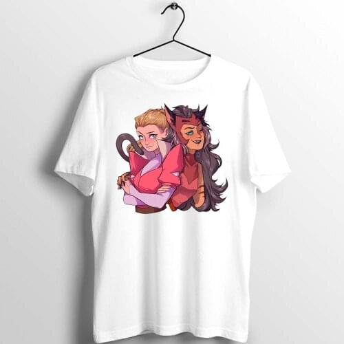 Unisex Men Women T Shirt She Ra and Catra Funny Artwork Printed Tee