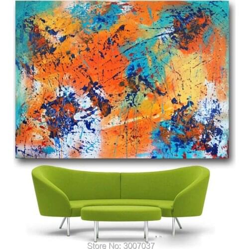 Jackson pollock Abstract Art Canvas Painting Embrace the Warmth Wall art On canvas Abstract Oil Painting Hand Painted no framed