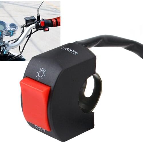 Handlebar Switches On/off Button Connector Bullet Connector Push Button Switch Motorcycle Switches Motorbike Accessories