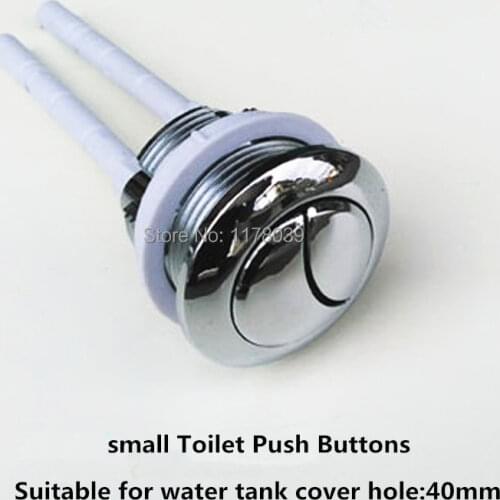 Inside diameter 3.8cm ABS Round Toilet dual push button,Suitable for Toilet water tank ceramics cover round hole 40mm,J17363