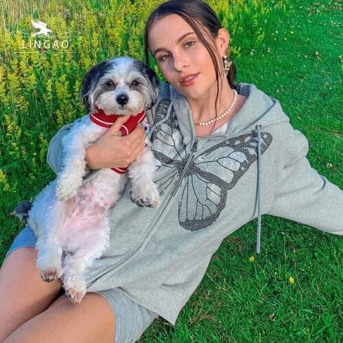 Женские толстовки с капюшоном LINGAO China At AliExpress