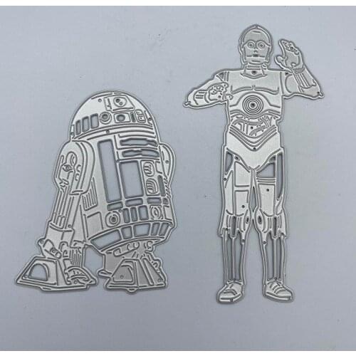 Robot Metal Cutting Dies Stencils for DIY Scrapbooking/photo album Decorative Embossing DIY Paper Cards