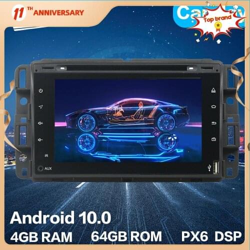 Android Multimedia Player For GMC Yukon Tahoe 2007 - 2012 Car Radio GPS Navigation Newest 10.0 4G+64GB IPS HD Screen DSP Carplay