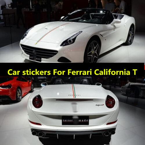 Car stickers For Ferrari California T body door exterior decoration modified stickers Sports rear hood sticker film