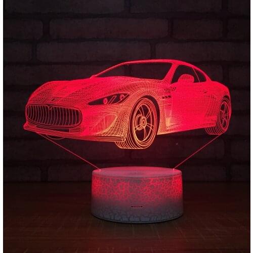 7 Colors Changing LED Night Lights Remote Control Touch USB 3D Table Desk Lamp for Children Xmas Gift Toys Bedroom Decoration
