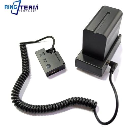 NP-F970 F750 Battery Holder with W126 Power Connector for Fujifim Camera X-A1 A2 E1 E2 Pro1 T1 T10 T20 T30 HS30 HS33 HS35