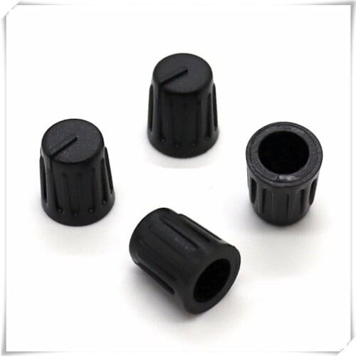 10 Pieces Plastic Flower Shaft Knob Diameter 9mm Height 11.5mm Potentiometer Encoder Knob Gear Shaped Inner Hole 6mm