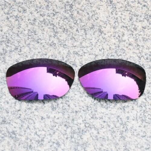 E.O.S Polarized Enhanced Replacement Lenses for Oakley Pit Bull Sunglasses - Violet Purple Polarized Mirror