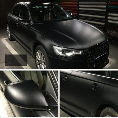 Premium Black Matte Vinyl car Wraps auto Satin Matt Black Foil Car Wrap Film Vehicle Sticker Car body Sticker