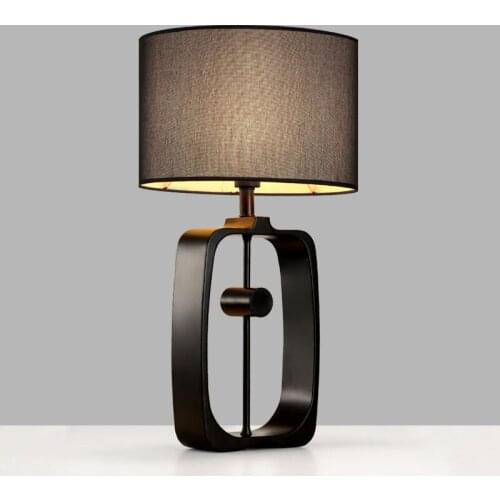 Modern new Chinese style simple club hotel front desk American living room dining room decoration table lamp