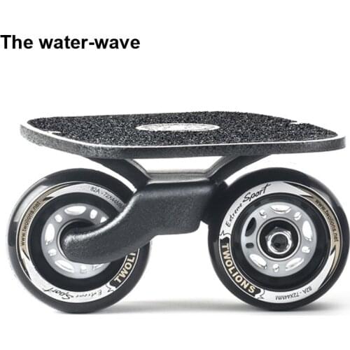 Split drift board second generation vitality board skateboard black wheel fitness equipment Drift Plate