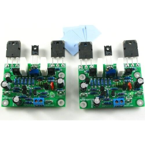 2PCS 80W 15V-40V NAIM NAP250 MOD Stereo 2.0 Channel Power High Quality Amplifier Board