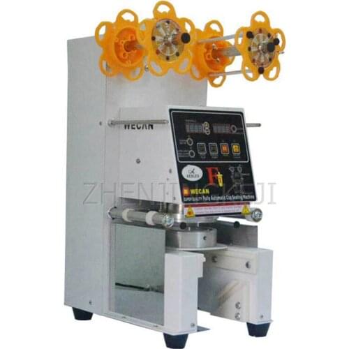 110V/220V Milk Tea Vacuum Packaging Machine Commercial Fruit Juice Yogurt Equipment Sealable Paper Cup PP Cup 90/95mm Caliber