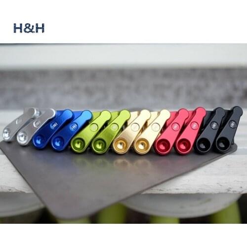 1 pair folding bike hinge clamp C buckle for brompton bike H&H studio