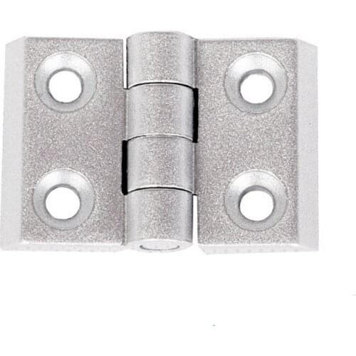 Aluminum Sheet Metal Hinge 4545 Zinc Alloy Hinges Furniture Hinge Connection Accessory 10pcs