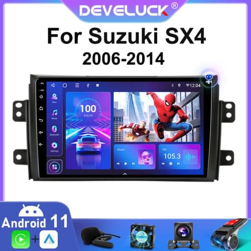 Android 10.0 2 din Car Radio Multimedia Video Player For Suzuki SX4 SX 4 2006 2007 2008 2009 2010 2011 2012 2013 2014 With frame