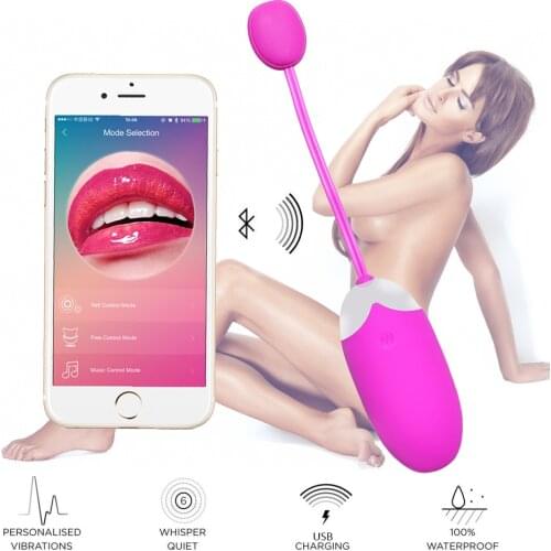 Bluetooth USB Rechargeable Wireless App Remote Control Jump Egg Vibrators Silicone Vibrating Egg Vibrator Sex Toys for Woman