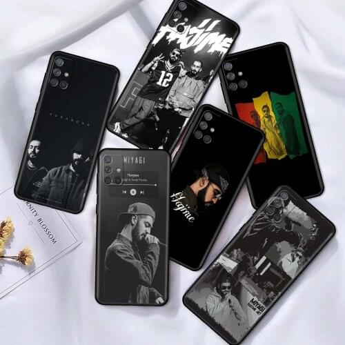 Case For Samsung Galaxy A51 A21s A71 A12 A31 A52 A41 Black Soft Phone A11 A72 A32 A42 5G A01 A91 Fundas Hajime MiyaGi Andy