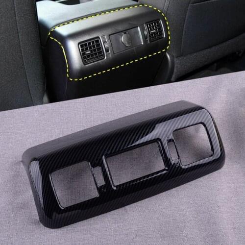 Car Black Inner Armrest Rear Air Vent Outlet Cover Trim Fit for Toyota Tundra 2014 2015 2016 2017 2018 2019 Accessories