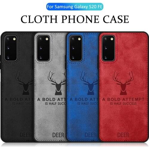 For Samsung Galaxy A51 A71 A50 5G Luxury Deer Cloth Texture Phone Case Ultra Thin Soft Leather Cover For Samsung Galaxy A42 A50