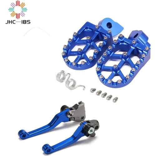 For YAMAHA YZ85 2015 2016 2017-2020 YZ65 2018 2019 2020 YZ 85 Motorcycle CNC Footrest Footpeg Foot Pegs Brake Clutch Lever Sets