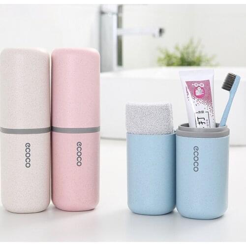 Travel Mouth Cup Set Travel Washing Cup Portable Toothbrush Storage Box Multifunctional Brushing Cup Tooth Set Box Mouth Cup Set