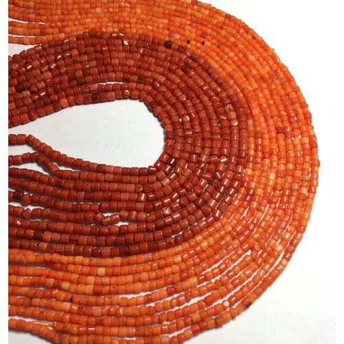 Artificial coral Beadeds Square shape isolation loose beads For jewelry making DIY bracelet necklace semi-finished accessorie