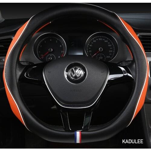 KADULEE Microfiber Leather Car Steering Wheel Cover For Infinitis Q30 Q50 FX35 QX50 QX56 QX60 QX70 FX G25 G37