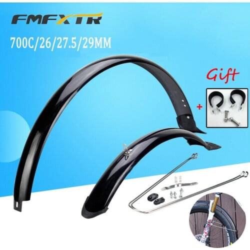 700C 26 27.5 29inch Front Rear Fenders Set Mud Guard Light Weight Folding Bike Sets Universal All-inclusive Long Fender