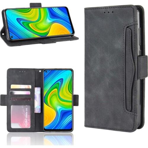 Leather phone case for Xiaomi Note 10 lite / Redmi Note 9 / redmi 10X 4G 5G back Cover Flip wallet with stand Coque