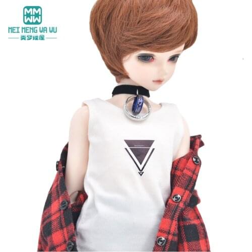 BJD fashion Hip hop metal necklace for 1/4 1/3 BJD DD SD MSD Uncle Doll accessories