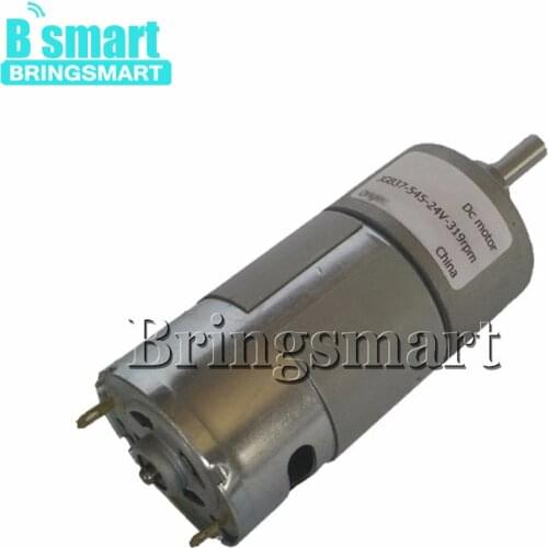 JGB37-545 12V Gear Motor DC 24V 7-1000rpm With Reversed High Torque Motor 1.5-35KG Use For Robot Car Electronic Door Lock etc