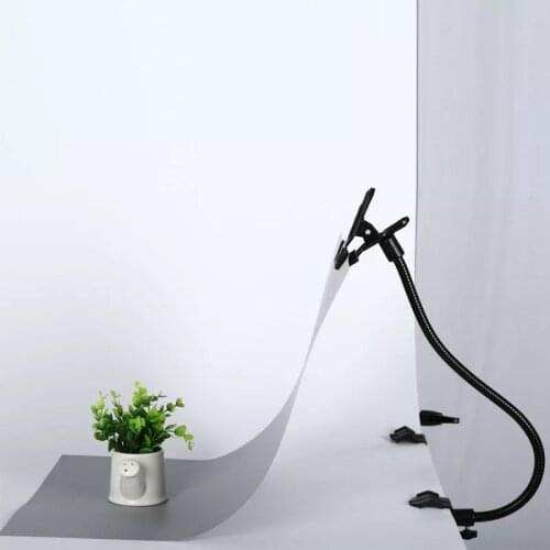 CY New Background Holder C Clamp Clip Camera Photo Studio Accessories Light Stand Flex Arm Reflector Photo Camara Fotografica
