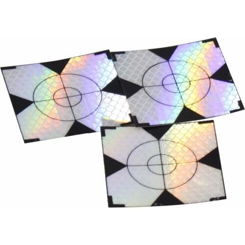New 500Pcs Reflector Sheet 20 x 20mm Reflective Tape Target