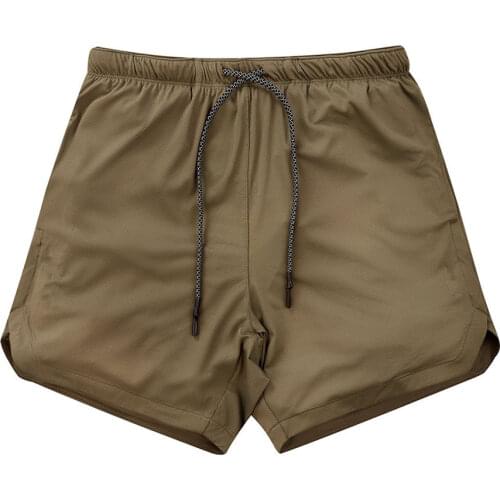 Running Sport Shorts Mens 2 in 1 Short Sweatpants Gym Fitness Training Quick dry Shorts Beach Short Pants Male Crossfit Clothing