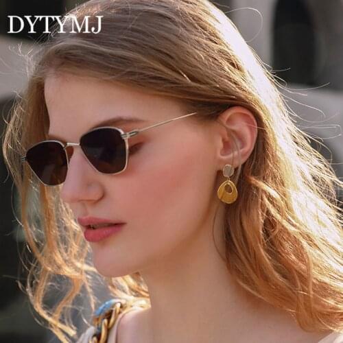 DYTYMJ Vintage Cat Eye Sunglasses Women 2021 Vintage Luxury Designer Sun Glasses Women Retro Small Cateye Gafas De Sol Hombre