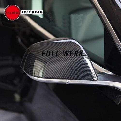 1 Pair ABS Car Exterior Side Rearview Mirror Cover Case Protector for Tesla Model 3 Car Styling Accessories