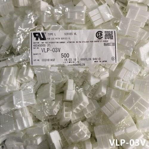 10PCS JST connector VLP-03V plastic shell 3P plastic shell 6.2mm pitch
