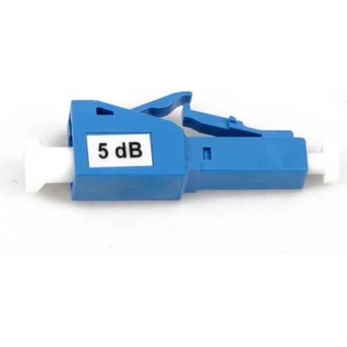 5pcs/bag LC UPC Female to male 5dB Fiber Optic Attenuator SC UPC fiber optic Adapter SC 5dB Female male Attenuator Free shipping