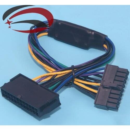 50Pcs/Lot 30CM ATX 24pin to Motherboard 18pin Adapter Power Supply Cable 18AWG for HP Z420 Z620