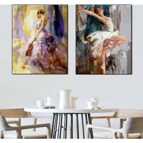 5D Diamond Painting Portrait Dancer DIY Full Rhinestones Embroidery of Picture Diamond Mosaic Kits Cross-Stitch Needlework Set