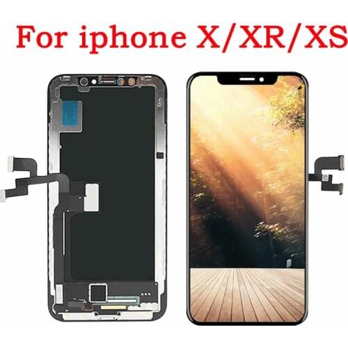 AAA+++ For iPhone X OLED With 3D Touch Digitizer Assembly No Dead Pixel LCD Screen Replacement Display For iPhoneX LCD with Gift