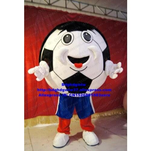 Football Soccer Foot Ball Mascot Costume Adult Cartoon Character Outfit Suit Wedding Ceremony Pedagogical Exhibition zx1652
