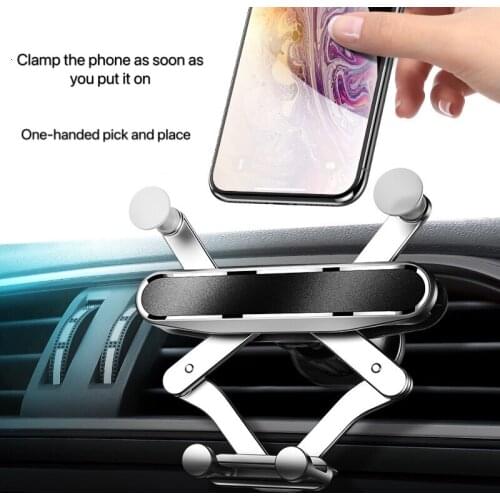 Gravity Vehicle Mobile Phone Rack Car Phone Holder Protable Mobile Phone Stand Suit For Xiaomi Samsung LG Car Navigation Fram