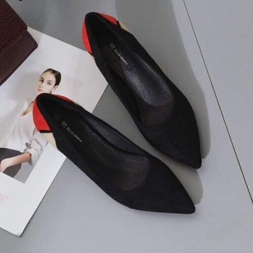 Autumn New Version of The Pointed Lady Pointed Toe Sexy High Heels Black Red Wild Thin Heels Single Shoes Women Shoes W32-60