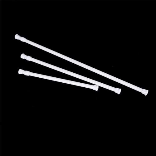 2020 NEW Adjustable Spring Loaded Bathroom Shower Curtain Rod Tension Extendable Telescopic Poles Rail Hanger