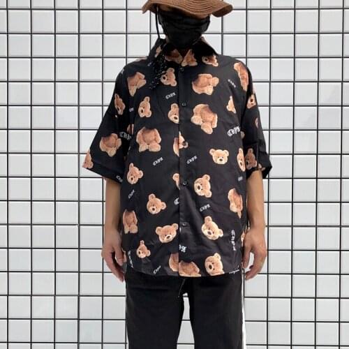 2020 New Arrivals Men Shirt Streetwear рубашка мужская Hawaiian Shirt For Men Summer Beach Men Fashions Hipster Loose Shirt