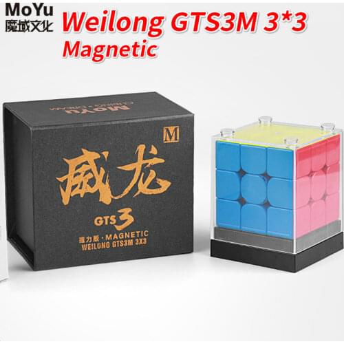 [Picube]Cube GTS3M MoYu Weilong GTS V3 M LM 3x3x3 Magnetic Magic Cube Puzzle GTS 3M 3x3 GTS2 M Speed cubo magico eudcation Kids