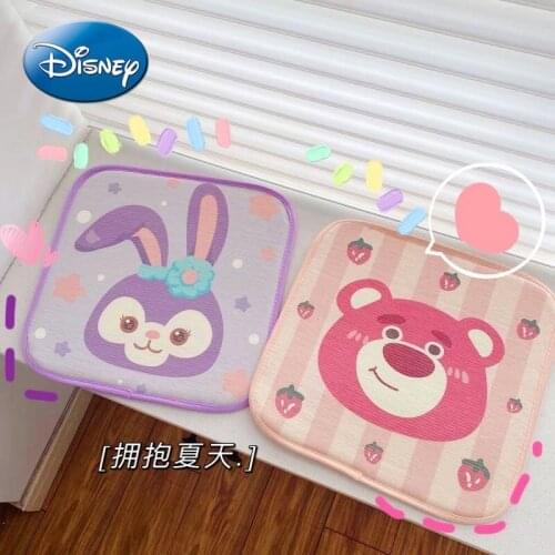 Disney Cute Cartoon Stellalou Losto Ice Silk Cushion Chair Cushion Office Sedentary Cushion Student Cushion